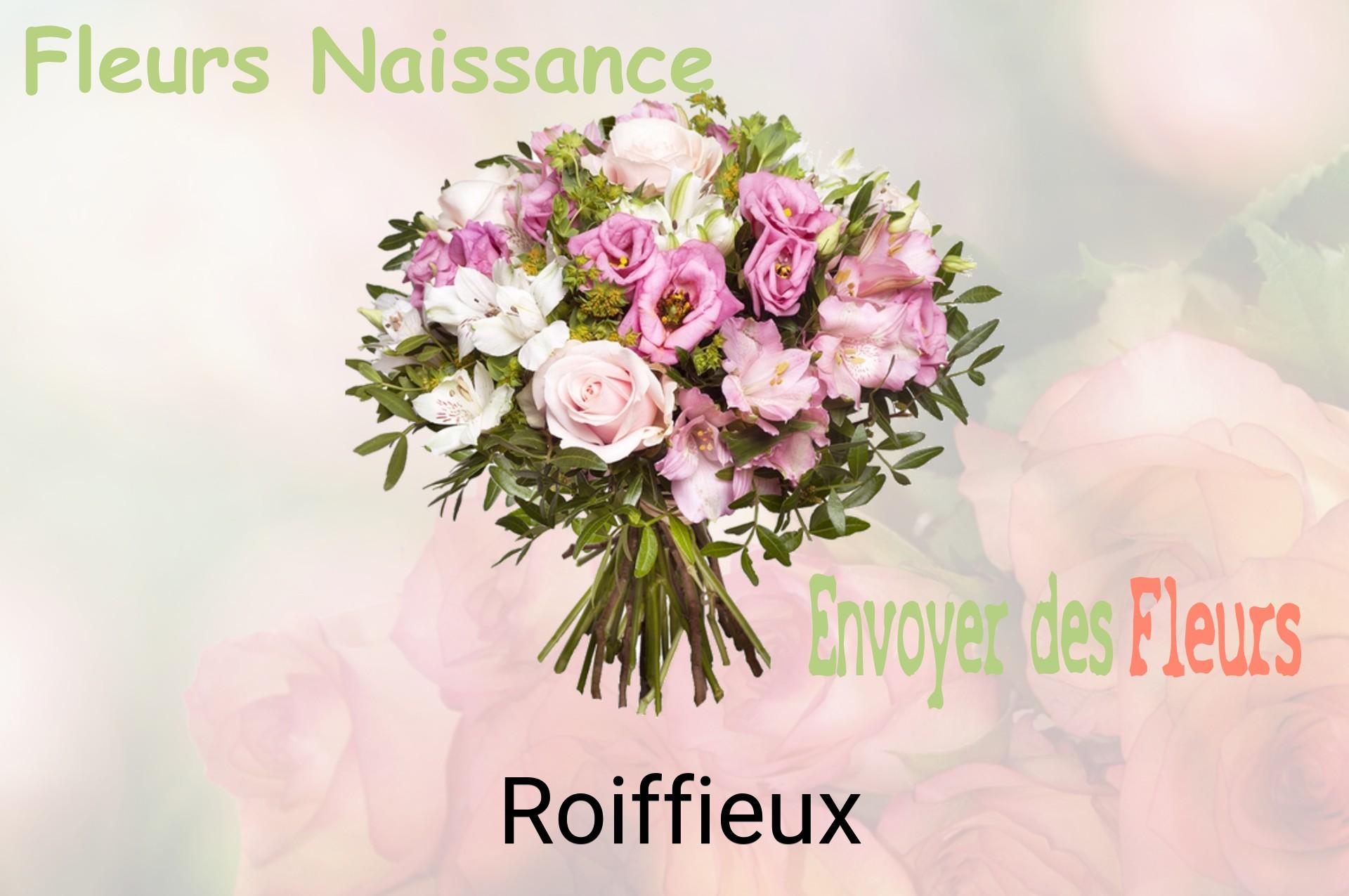 Bouquet de fleurs de naissance livré à Roiffieux